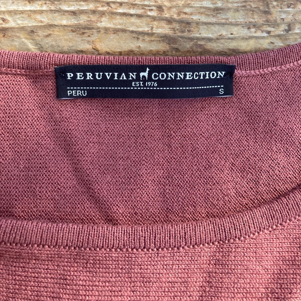 Peruvian Connection Top/Light Sweater - Picture 2 of 5
